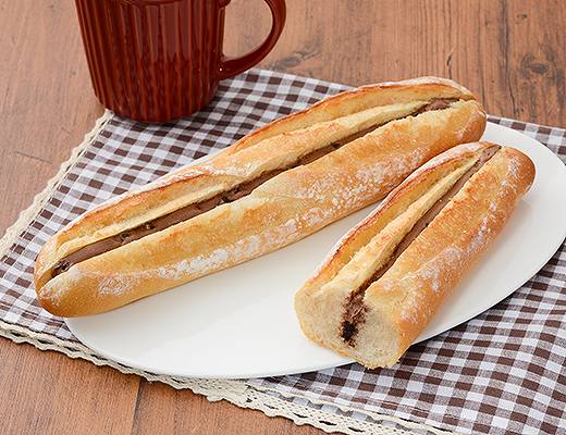 マチノパン　香フランスパン　つぶチョコ＆さくチョコ