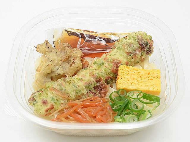 ２種天ぷらとおかずの　ぶっかけうどん