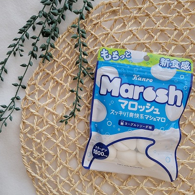 「カンロ マロッシュ グレープソーダ味」または「カンロ マロッシュ ヨーグルトソーダ味」