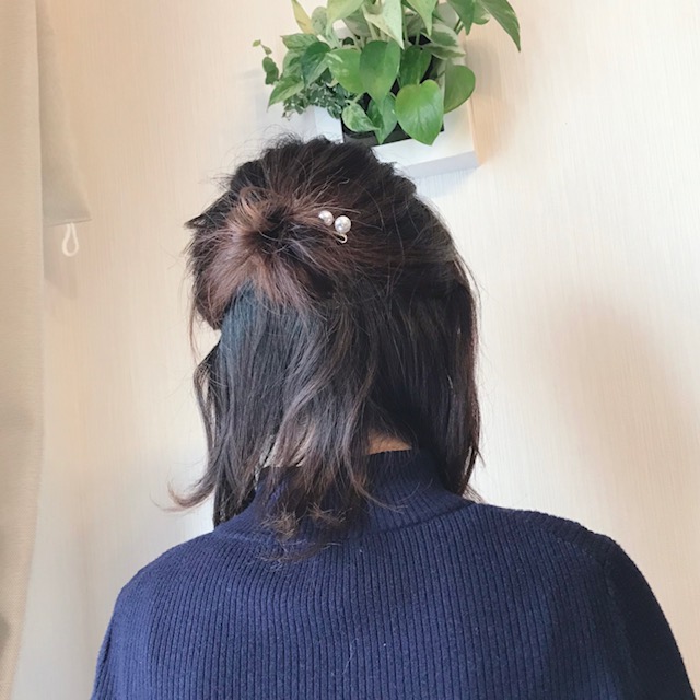 1分以内で完成！ボブヘアアレンジ