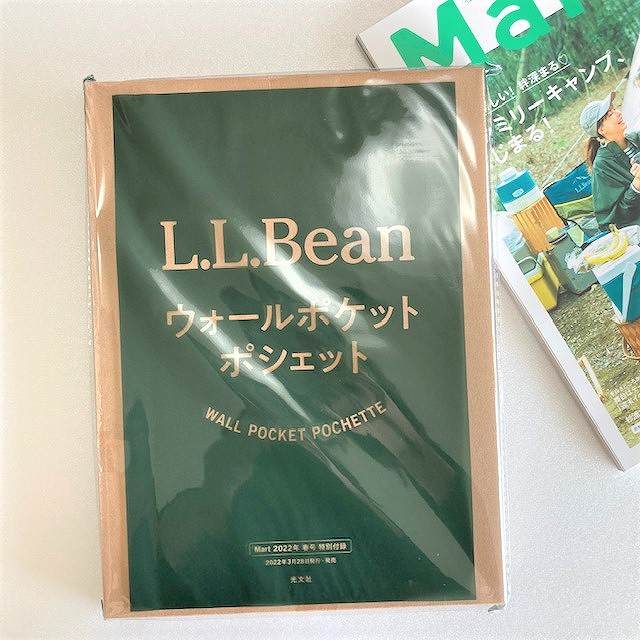 特別付録　L.L.Bean（エル・エル・ビーン）ウォールポケットポシェット