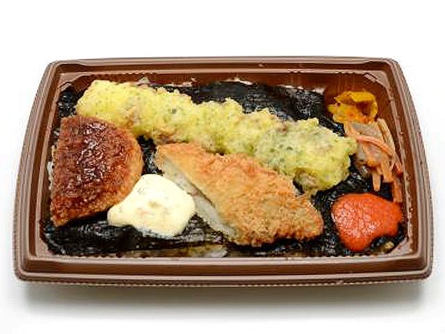 明太のり弁当（アジフライ入り）