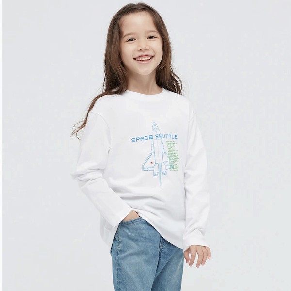 KIDS スミソニアン国立航空宇宙博物館 UT グラフィックTシャツ（長袖）