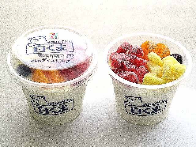 ７プレミアム　練乳の味わい白くま