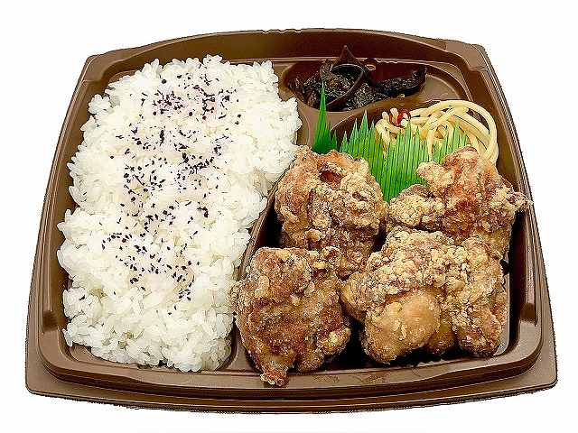 若鶏の唐揚げ弁当（にんにく醤油仕立て）