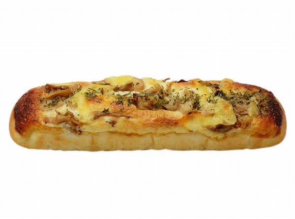 舞茸とエリンギのチーズ焼きパン