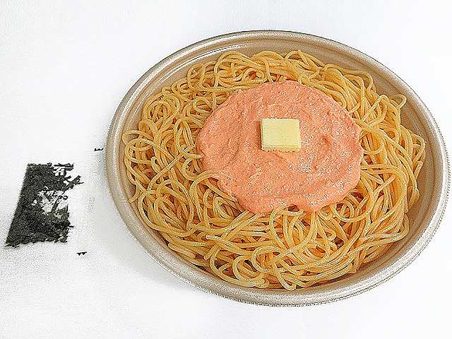 麺大盛明太マヨパスタ　かねふく明太子使用