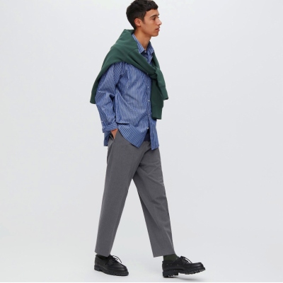 スマートアンクルパンツ2WAYストレッチ（ウールライク・丈標準64.5～70.5cm）