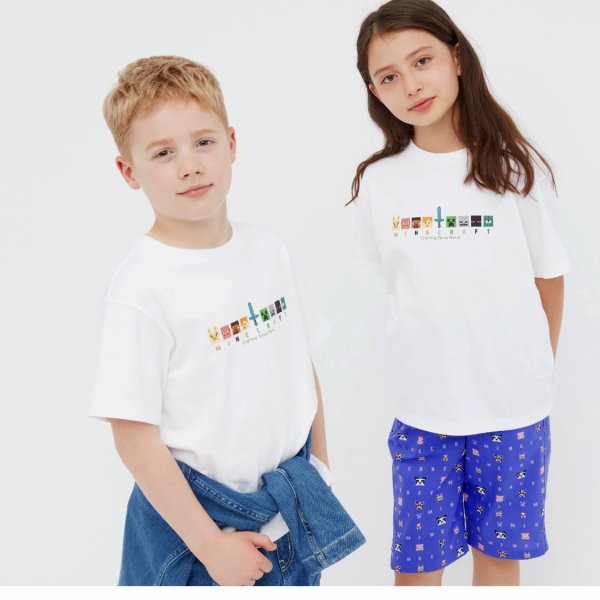 KIDS マインクラフト UT グラフィックTシャツ（半袖）