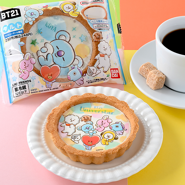 BT21タルト　バニラ風味ムース