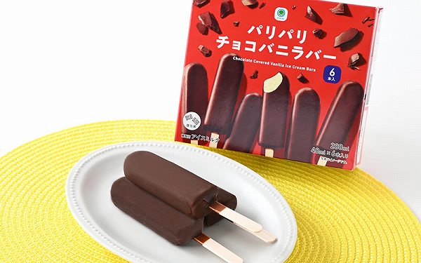 パリパリチョコバニラ6本入／257円（税込）