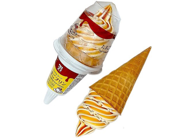 ７プレミアム　ワッフルコーン　たまごプリン