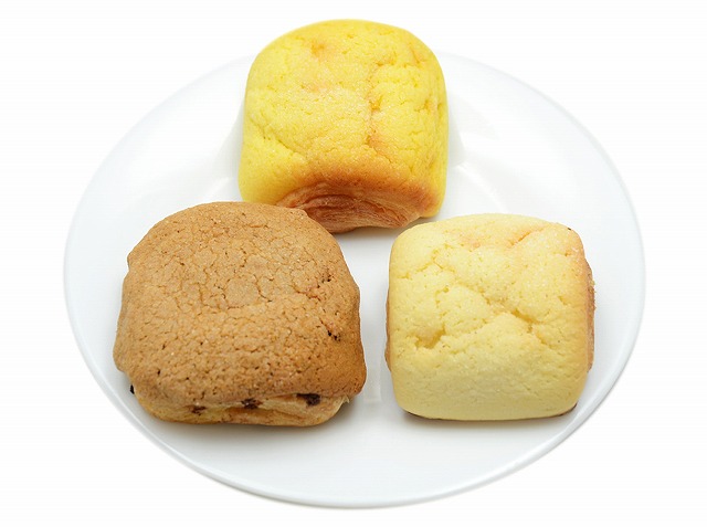 塩クッキーメロンパン　３種のアソート