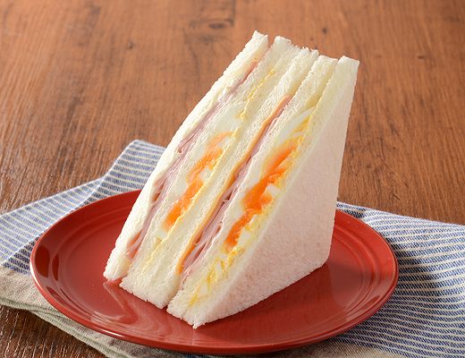 ハムチーズたまごサンド