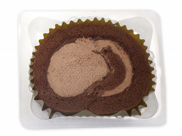 カカオ７２％のチョコ使用　　ショコラロールケーキ
