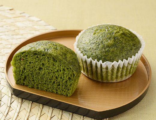 もっちり抹茶蒸しパン　2個入