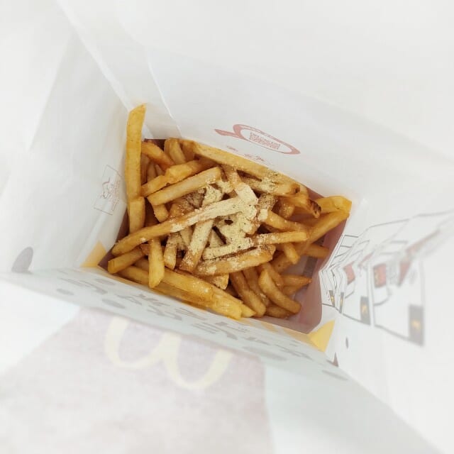 パウダーをIN