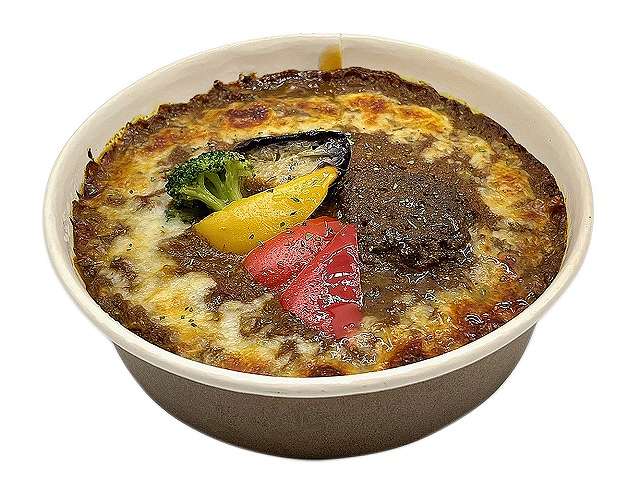 彩り野菜のキーマカレードリア