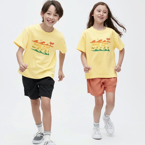 KIDSエアリズムコットングラフィックTシャツ(半袖)