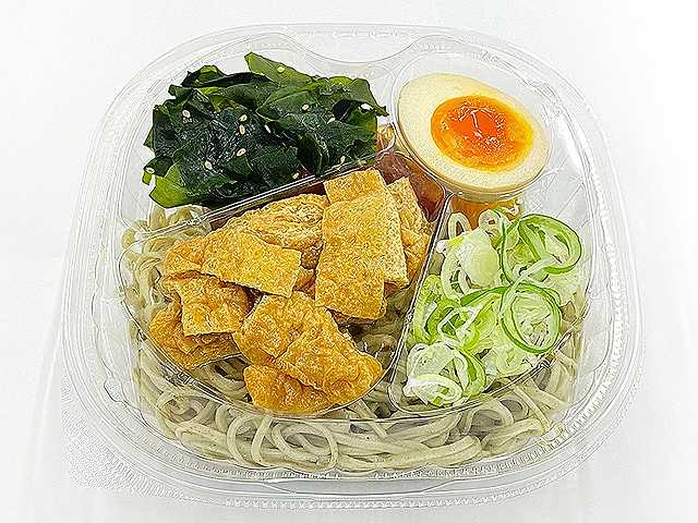 常陸秋そば粉使用　冷しきつねそば