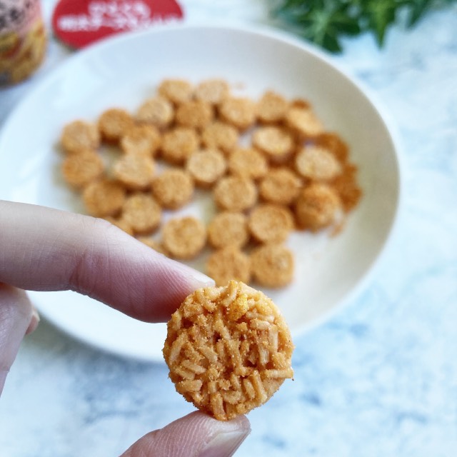 ひとくち明太チーズもんじゃ　実食