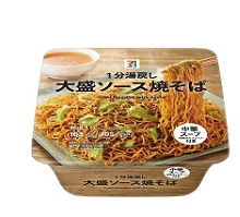 「７プレミアム 1分湯戻し 大盛ソース焼そば」