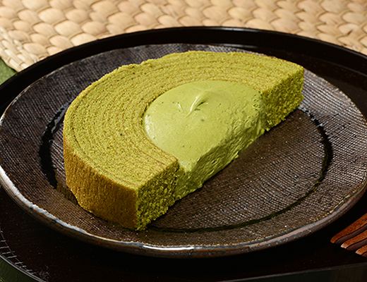 Uchi Café×森半　お抹茶バウムケーキ