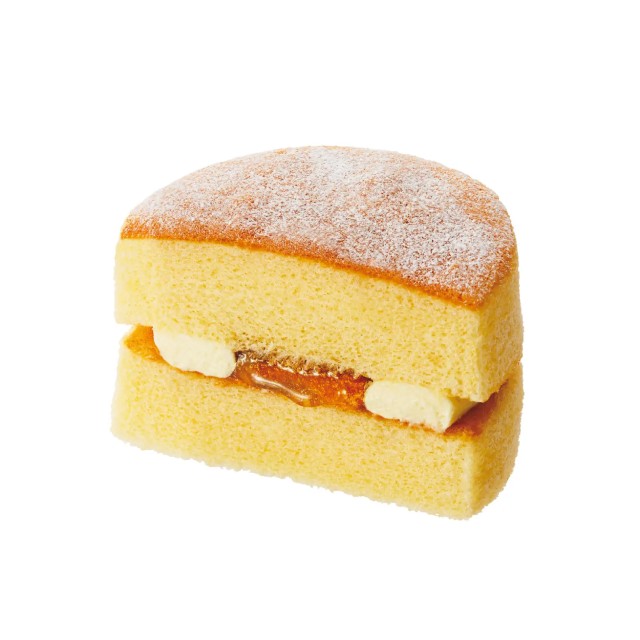 冷やして食べるふんわりホットケーキ風サンド