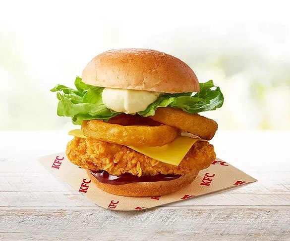 NYチキンバーガーズ　コク旨オニオンBBQチキンバーガー