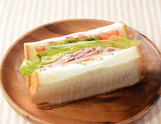 具たっぷりサンド　ハムチーズツナ