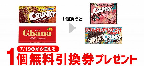 ロッテ　クランキー／ロッテ　ガーナミルク
