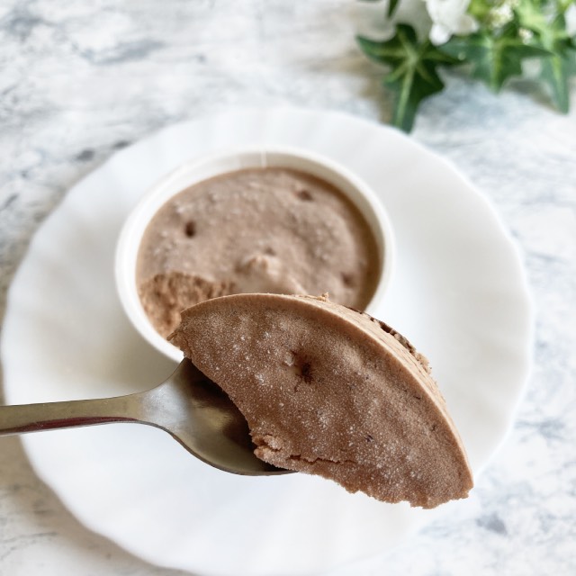 チョコレート氷　実食1