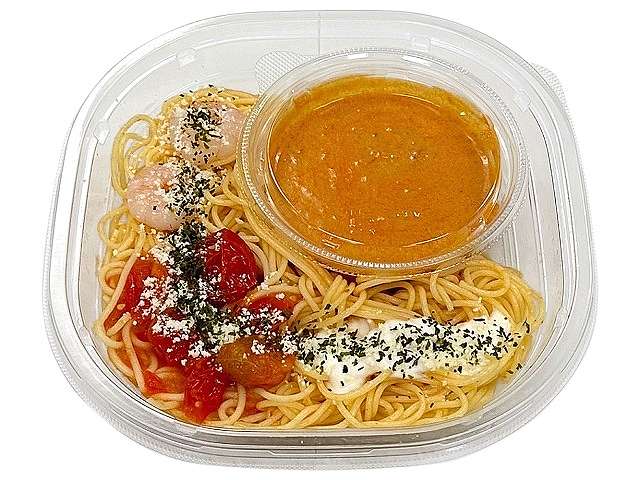 野菜の甘味　冷製トマトクリームパスタ