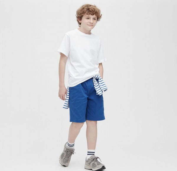 KIDS コットンカラークルーネックT（半袖）