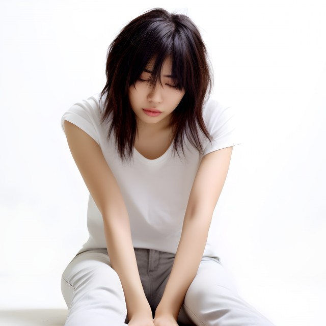 憂鬱な女性
