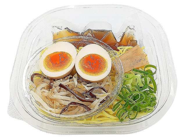 半熟煮玉子の冷し醤油ラーメン