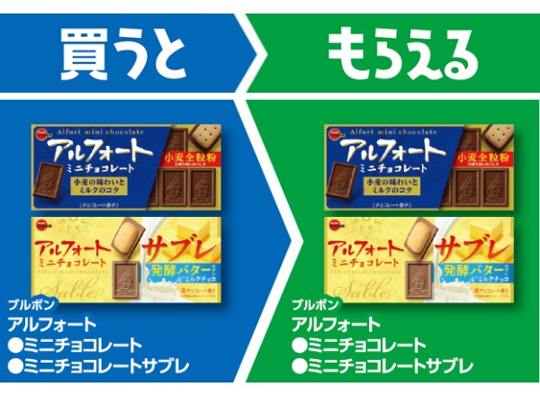 ブルボン　アルフォート　ミニチョコレート／ミニチョコレートサブレ