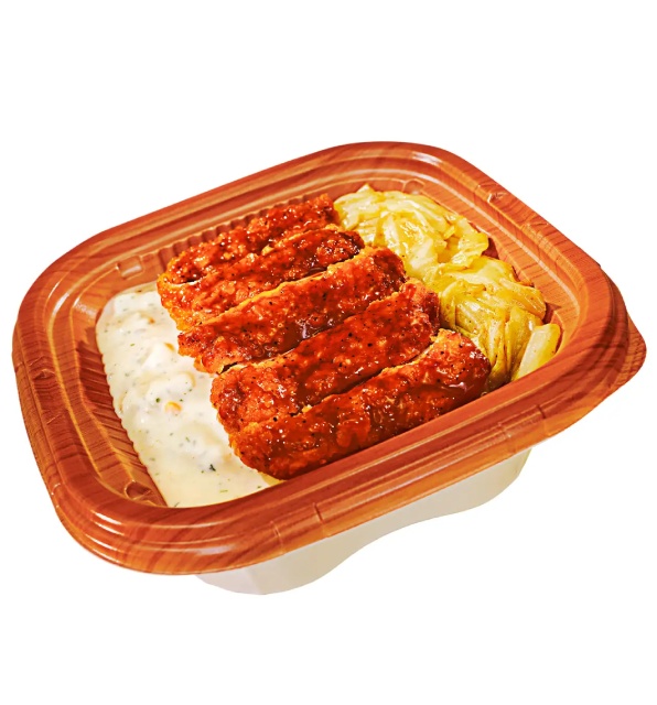 ファミチキ×タルタルチキン丼　キャベツ炒め入り（カレー風味）