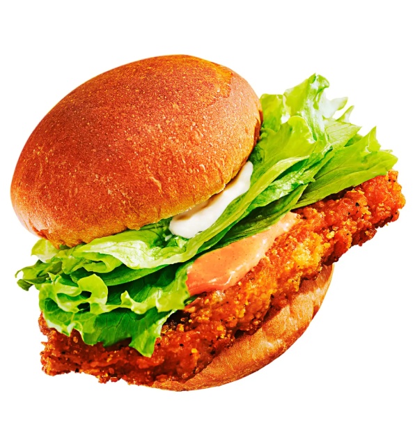 ファミチキ×チキンバーガー（オーロラソース）
