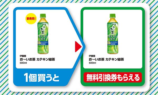 伊藤園　お～いお茶　カテキン緑茶　500ml