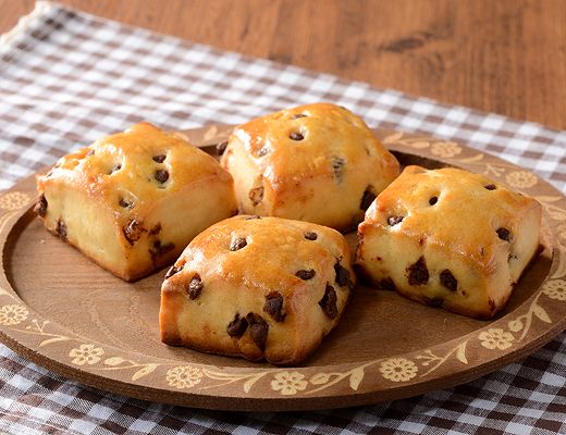 しっとりとしたチョコチップスコーン　4個入