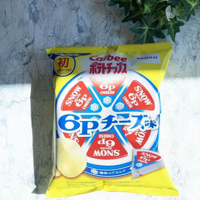 ポテトチップス　6Pチーズ味