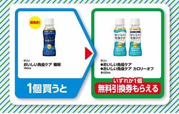 キリン　おいしい免疫ケア　睡眠　100ml