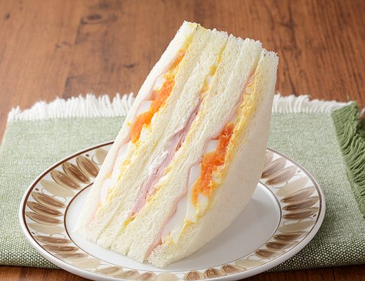 たまごたっぷり！ハムとたまごサンド