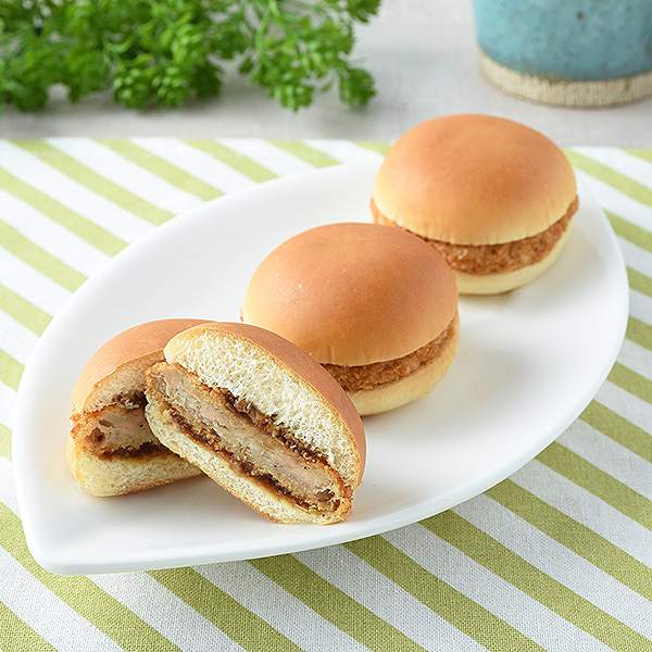 ミニキャベツメンチカツバーガー3個入