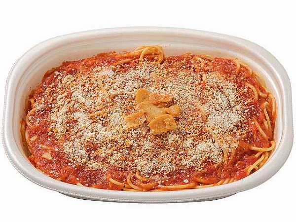 大盛ガーリックトマトソースパスタ