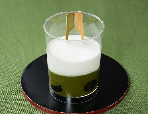 クリームわらび餅　抹茶
