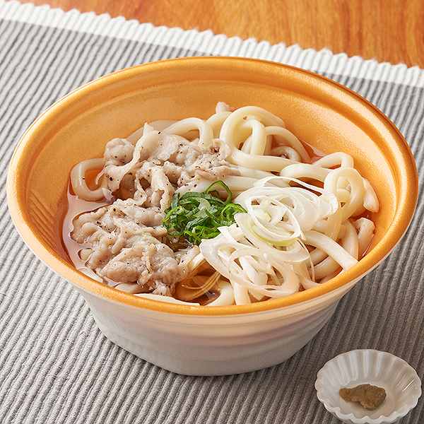 塩豚ねぎうどん