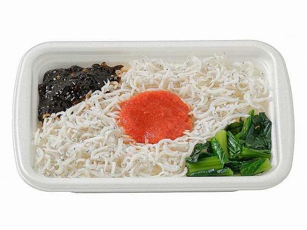 しらすと明太子のご飯