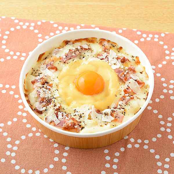 5種チーズのカルボナーラ風グラタン